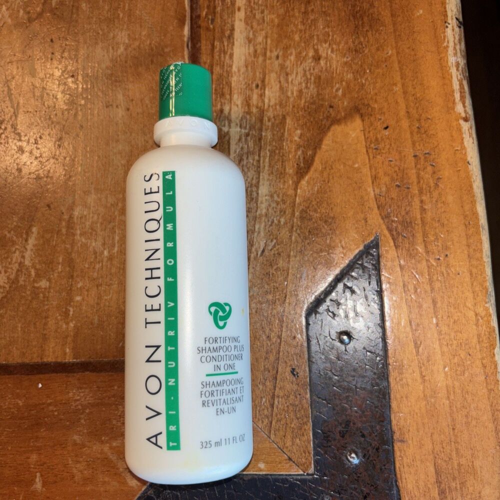 Avon Techniques Tri Nutriv Formula Shampoo Plus Conditioner in 1 NEW NOS 11oz